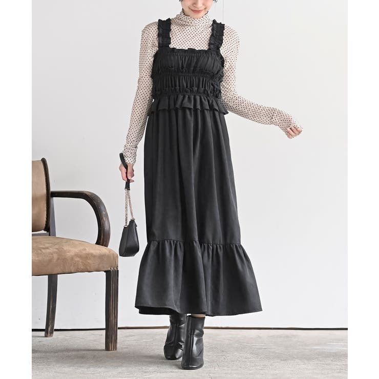 フリルティアードキャミワンピース[品番：RPSW0004218]｜rps（アール