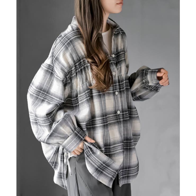ホットフィックスチェックシャーリングシャツ | rps | 詳細画像6 