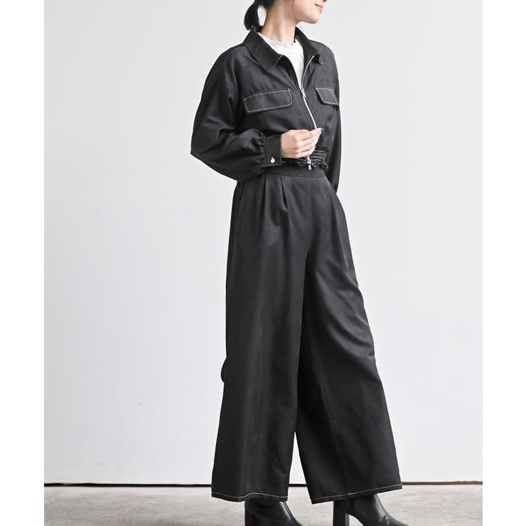 ブラック | マイクロコールショートジャケット×パンツセットアップ | rps