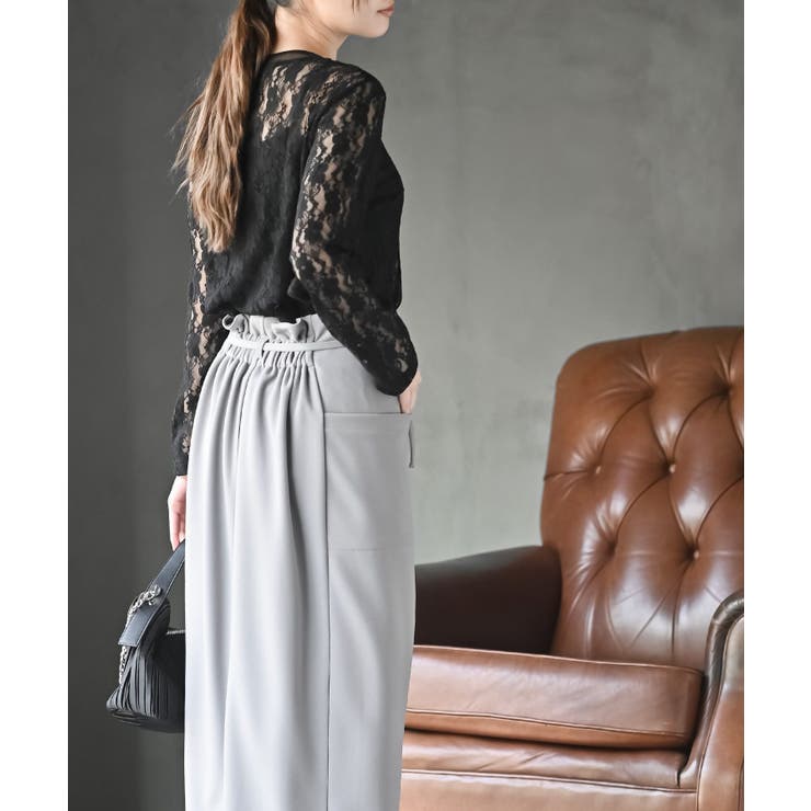 シアーネック総レースカットソー | rps | 詳細画像11 