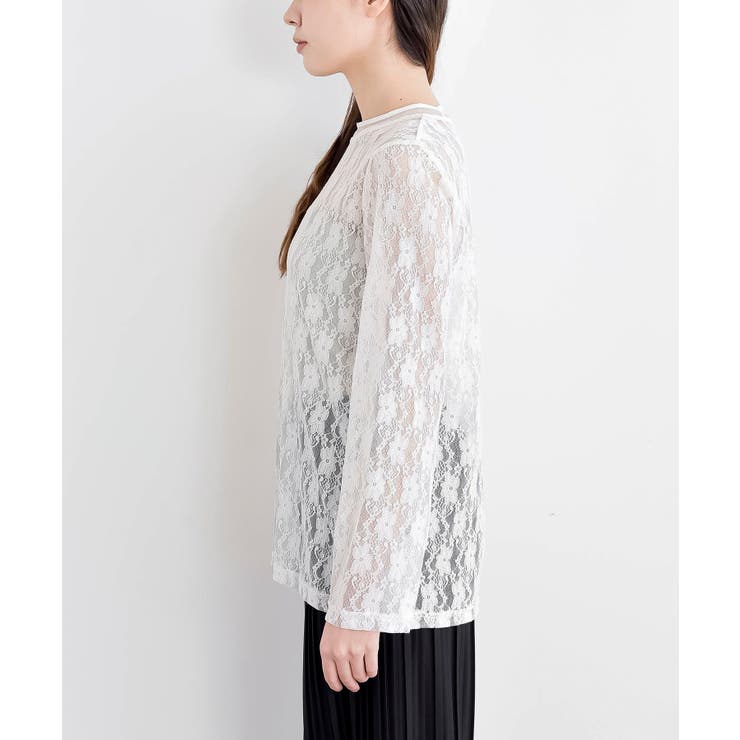 シアーネック総レースカットソー | rps | 詳細画像18 