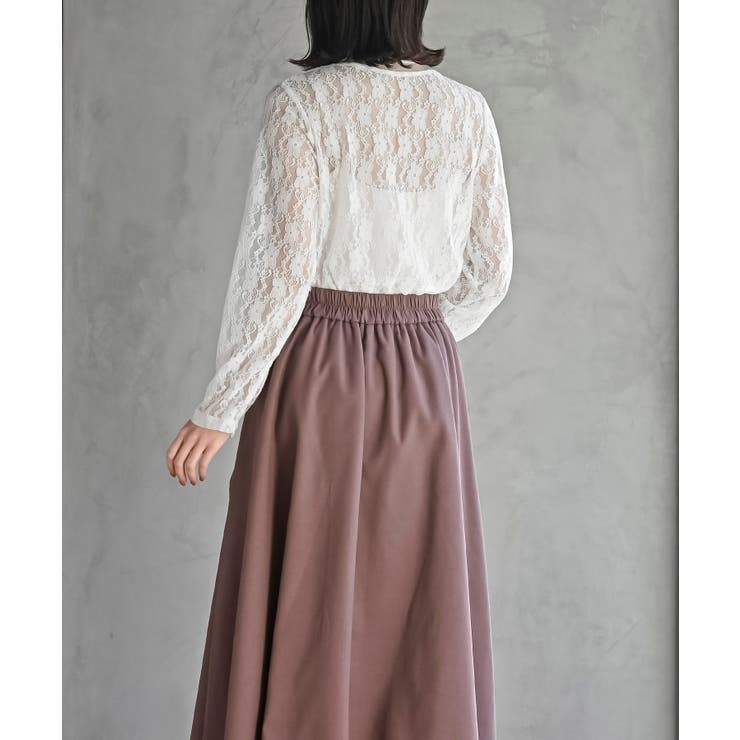 シアーネック総レースカットソー | rps | 詳細画像4 