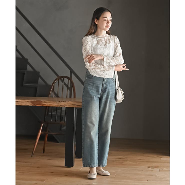 シアーネック総レースカットソー | rps | 詳細画像9 