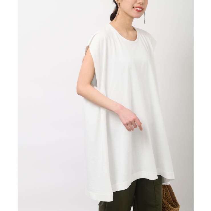 オフホワイト | フレンチスリーブチュニックＴ | rps