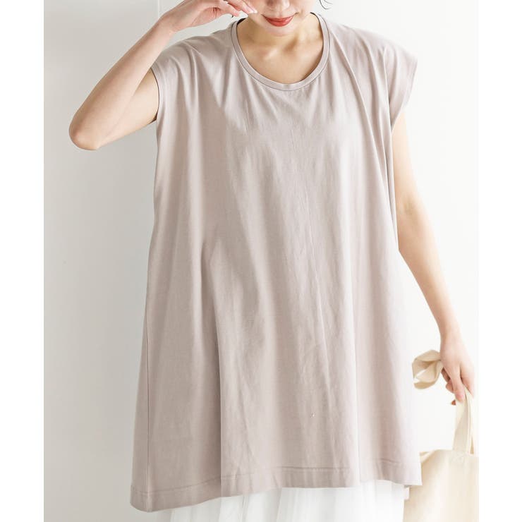 グレージュ | フレンチスリーブチュニックＴ | rps