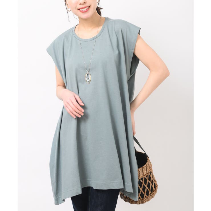 サックス | フレンチスリーブチュニックＴ | rps