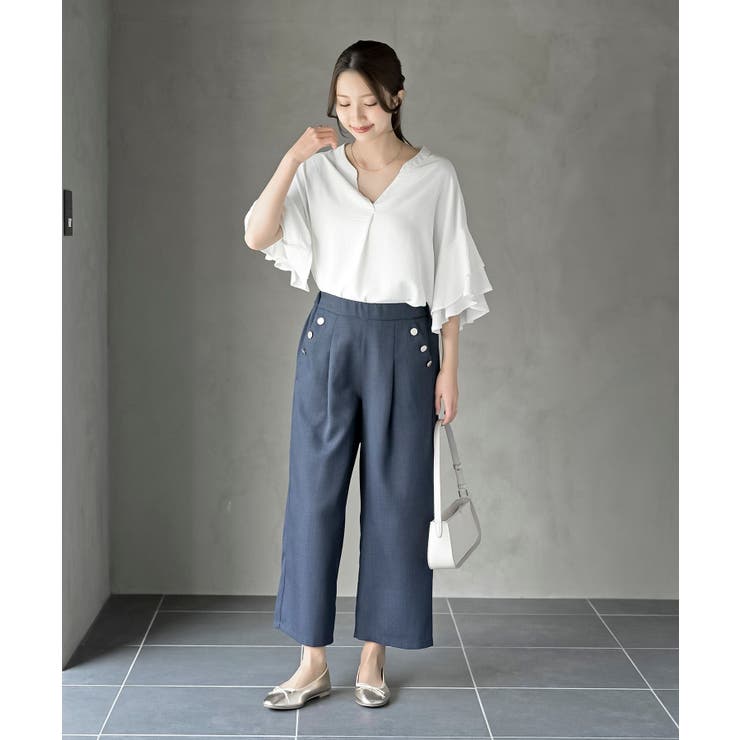 51700円のお品　フリル袖 トップス 51700円のお品 フリル袖 トップス - メルカリ