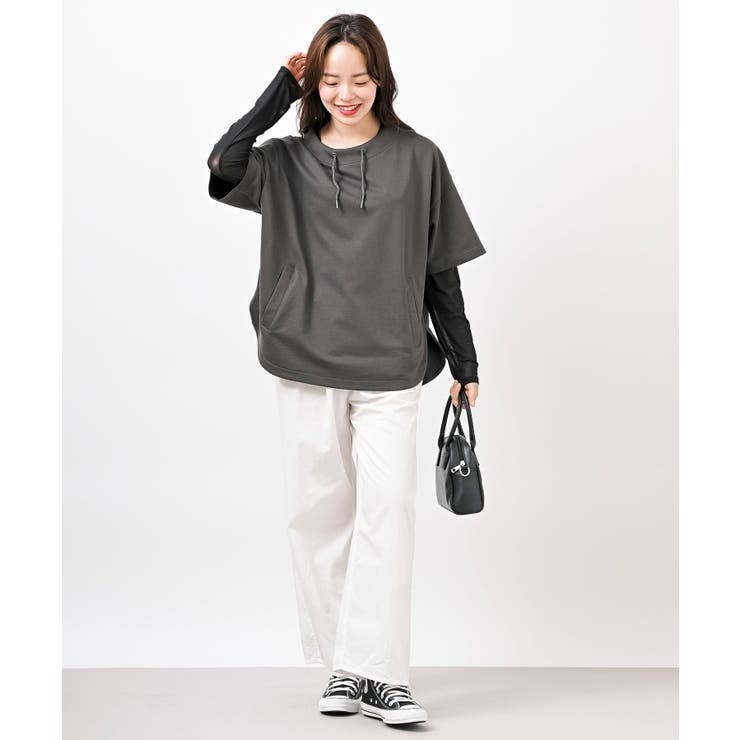 ミニ裏毛ルーズハイネックドルマンプルオーバー | rps | 詳細画像18 