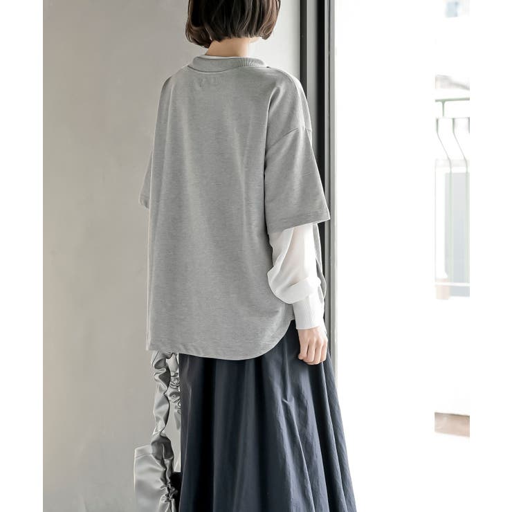 ミニ裏毛ルーズハイネックドルマンプルオーバー | rps | 詳細画像21 