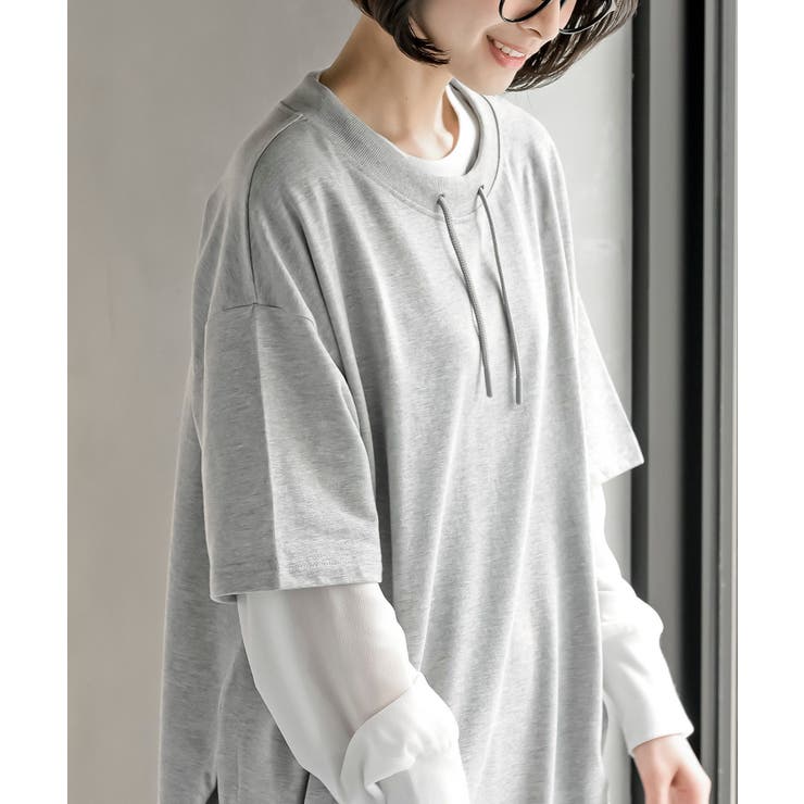 ミニ裏毛ルーズハイネックドルマンプルオーバー | rps | 詳細画像23 