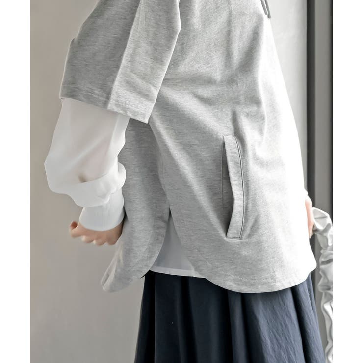 ミニ裏毛ルーズハイネックドルマンプルオーバー | rps | 詳細画像26 