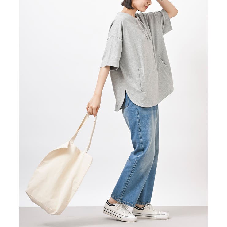 ミニ裏毛ルーズハイネックドルマンプルオーバー | rps | 詳細画像27 