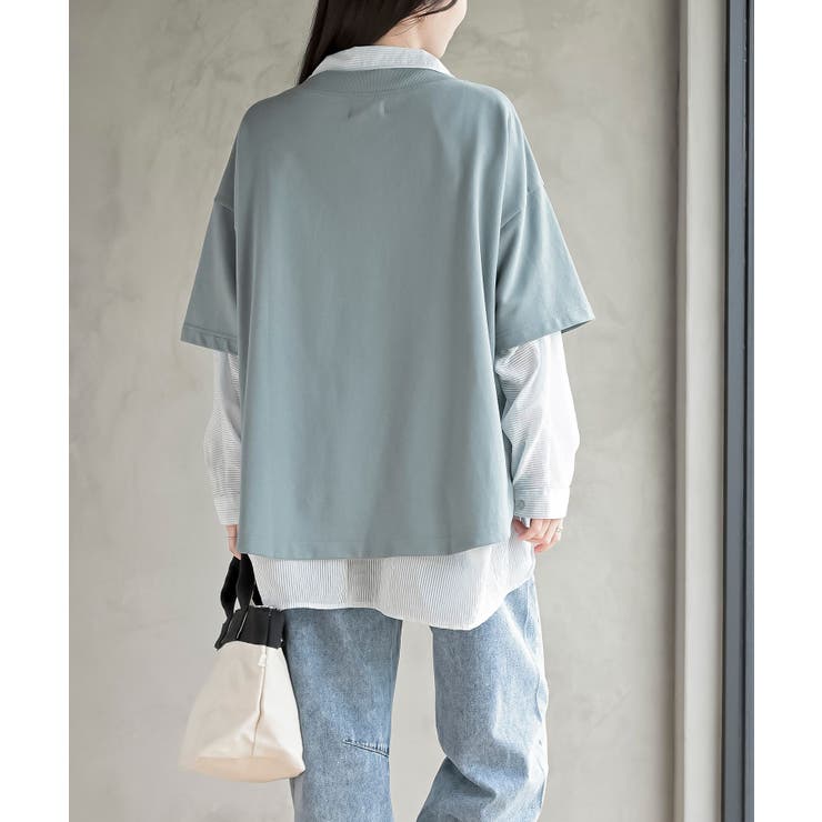 ミニ裏毛ルーズハイネックドルマンプルオーバー | rps | 詳細画像30 