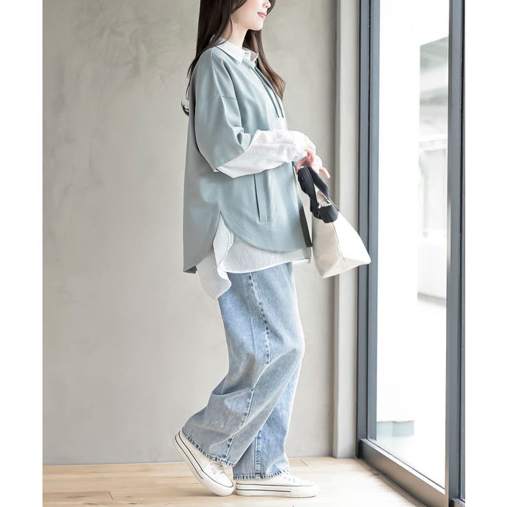 ミニ裏毛ルーズハイネックドルマンプルオーバー | rps | 詳細画像31 