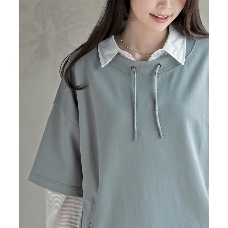 ミニ裏毛ルーズハイネックドルマンプルオーバー | rps | 詳細画像32 