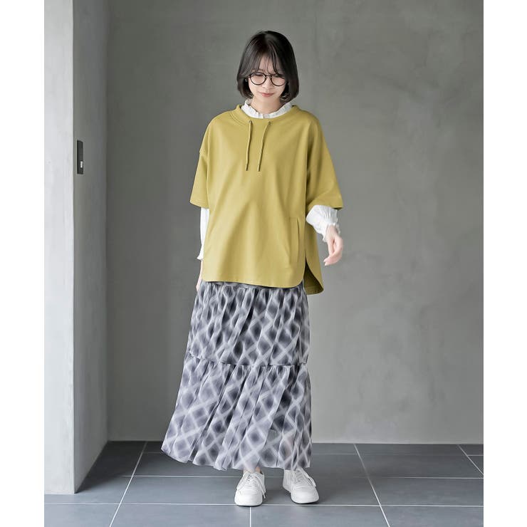 ミニ裏毛ルーズハイネックドルマンプルオーバー | rps | 詳細画像36 