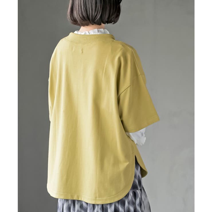 ミニ裏毛ルーズハイネックドルマンプルオーバー | rps | 詳細画像42 