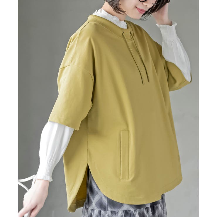 ミニ裏毛ルーズハイネックドルマンプルオーバー | rps | 詳細画像43 