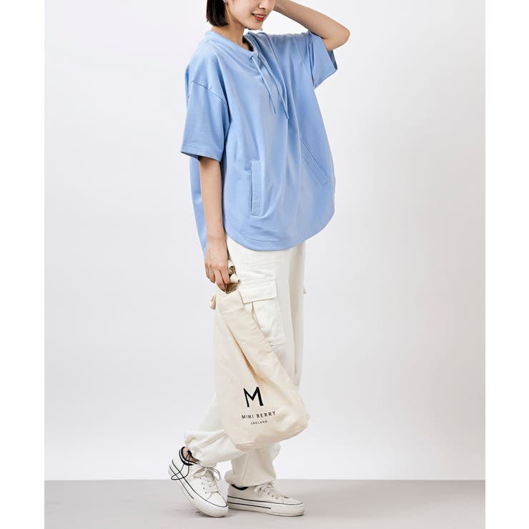 ミニ裏毛ルーズハイネックドルマンプルオーバー | rps | 詳細画像45 