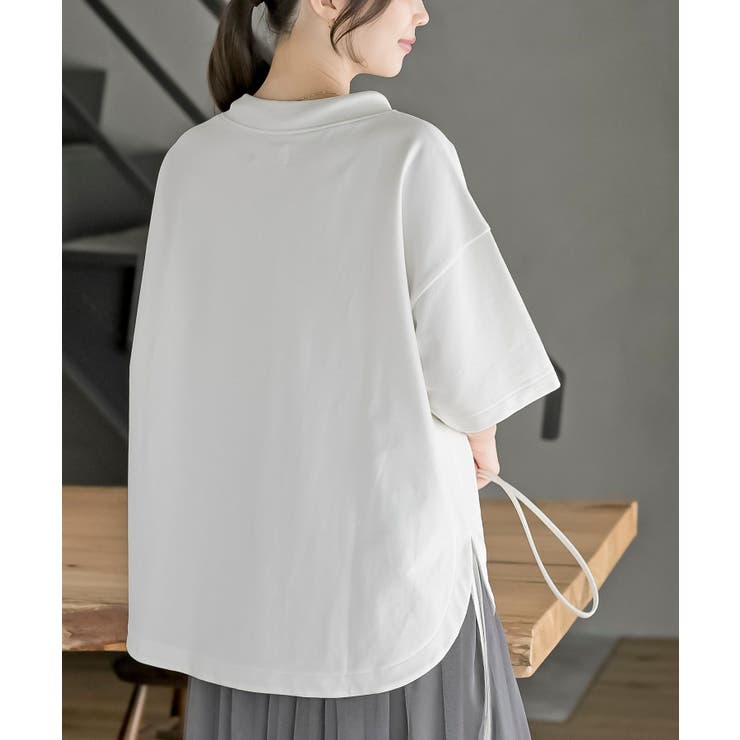 ミニ裏毛ルーズハイネックドルマンプルオーバー | rps | 詳細画像8 