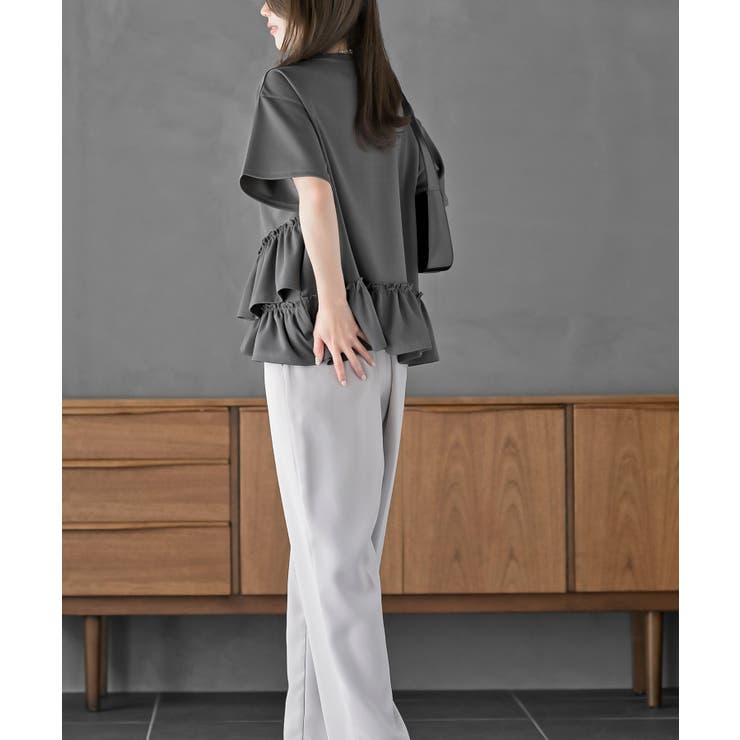 ペアスキン裾フリルプルオーバー | rps | 詳細画像3 