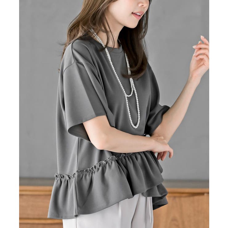 ペアスキン裾フリルプルオーバー | rps | 詳細画像9 