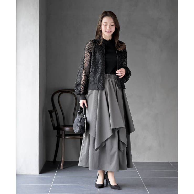 コード刺繍シアーブルゾン | rps | 詳細画像2 