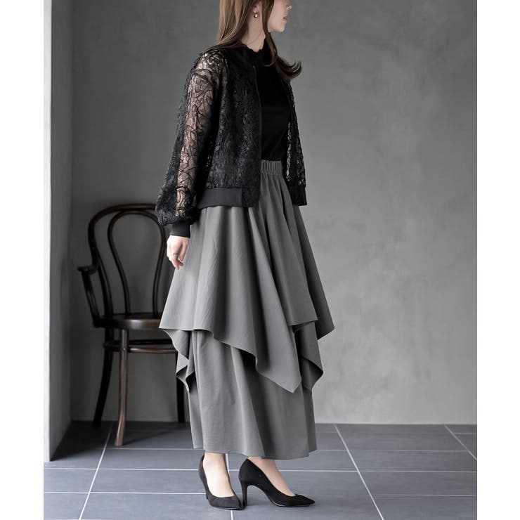 コード刺繍シアーブルゾン | rps | 詳細画像5 