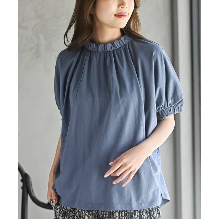 グレイッシュB | ネック＆スリーブゴム使いＴｅｅ | rps