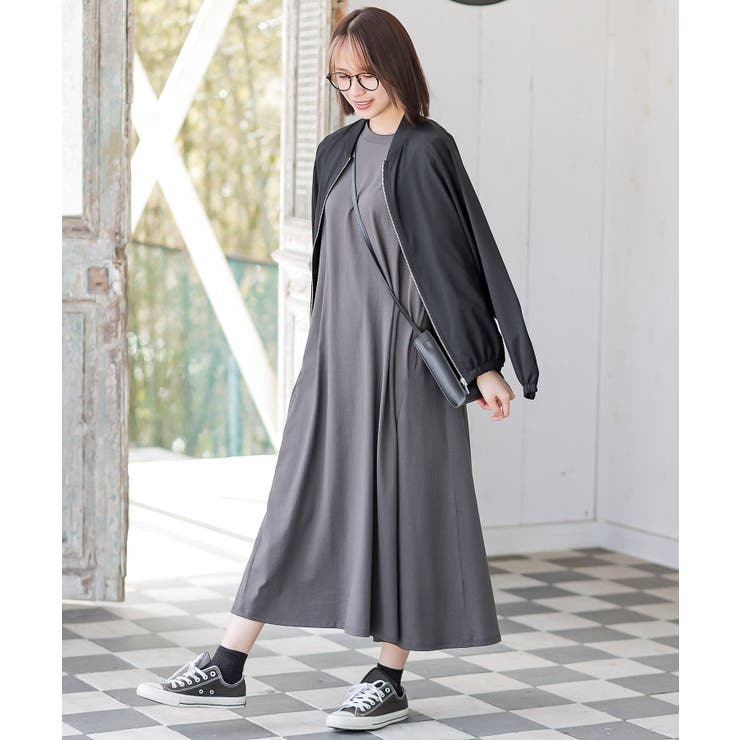 ポケット付きフレアーカットワンピース | rps | 詳細画像11 