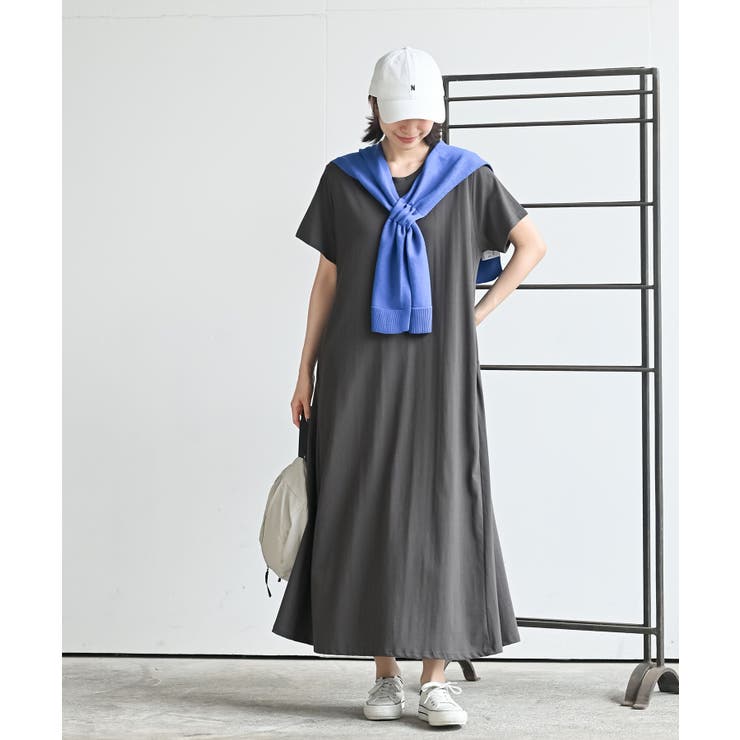 ポケット付きフレアーカットワンピース | rps | 詳細画像2 