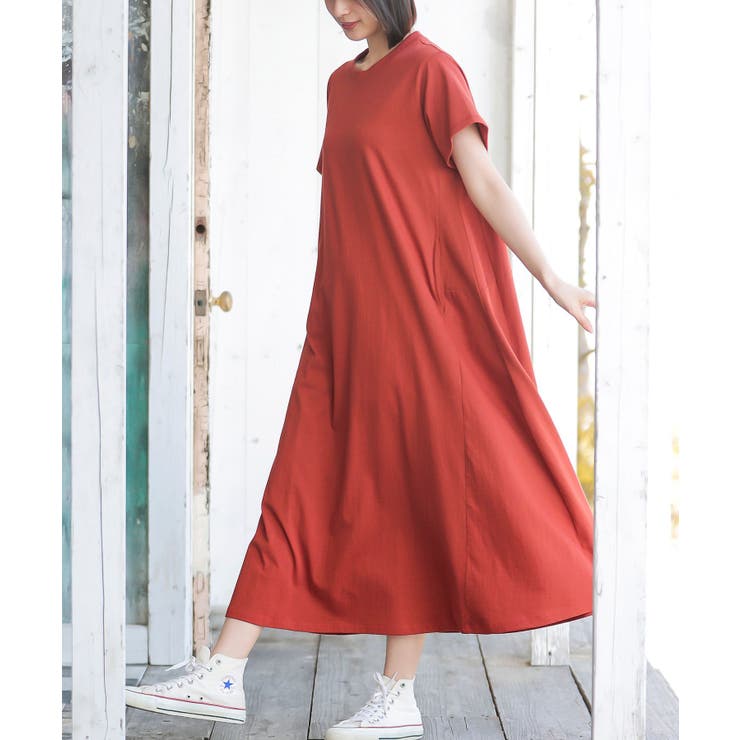 ポケット付きフレアーカットワンピース | rps | 詳細画像24 