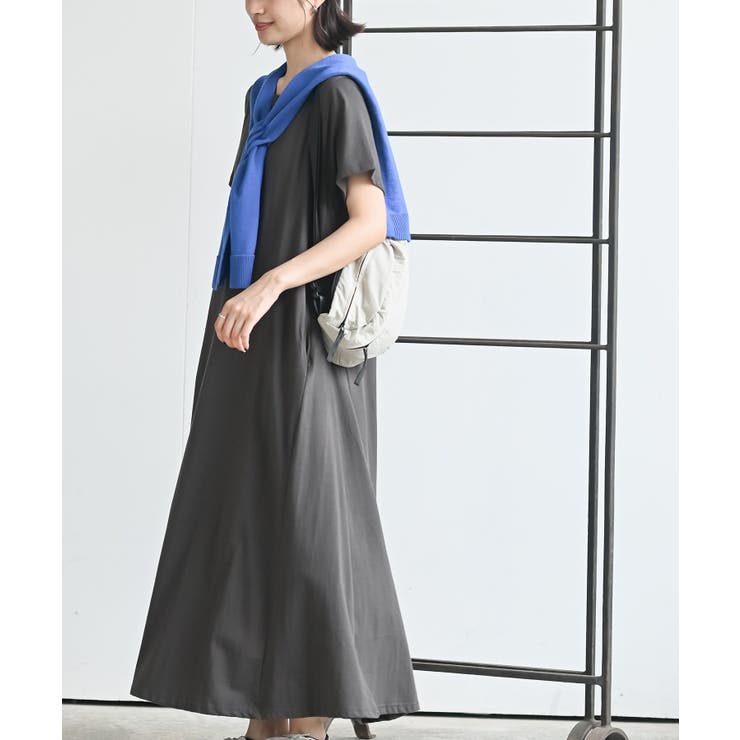 ポケット付きフレアーカットワンピース | rps | 詳細画像3 