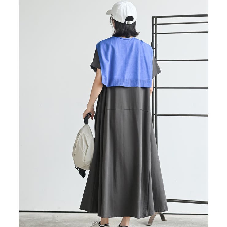 ポケット付きフレアーカットワンピース | rps | 詳細画像4 