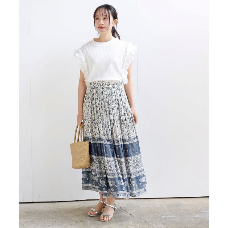 フリルスリーブリブＴシャツ | rps | 詳細画像10 