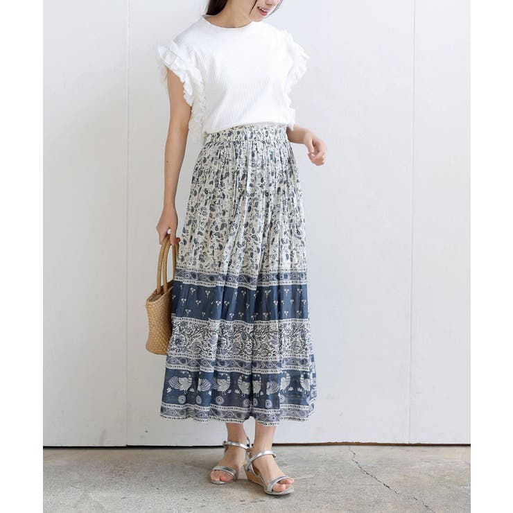 フリルスリーブリブＴシャツ | rps | 詳細画像13 