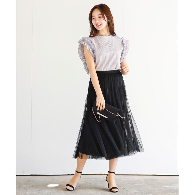 フリルスリーブリブＴシャツ | rps | 詳細画像18 