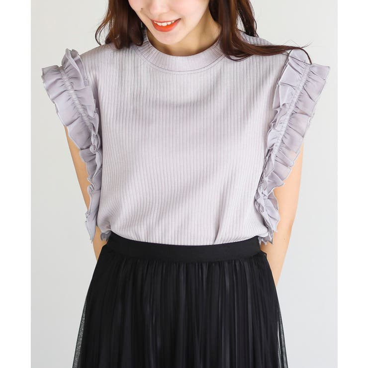 フリルスリーブリブＴシャツ | rps | 詳細画像22 