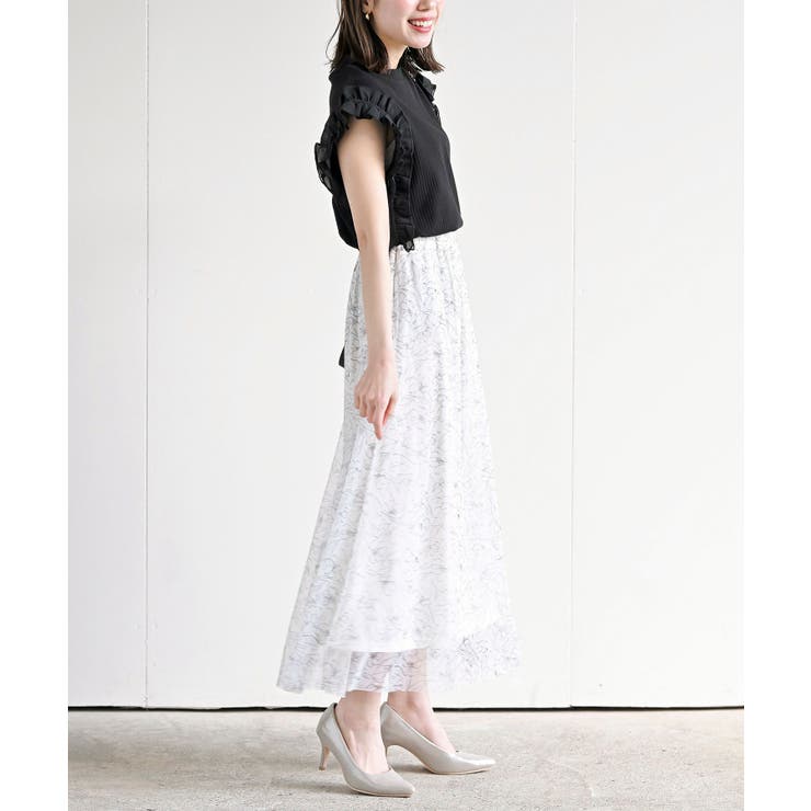 フリルスリーブリブＴシャツ | rps | 詳細画像5 