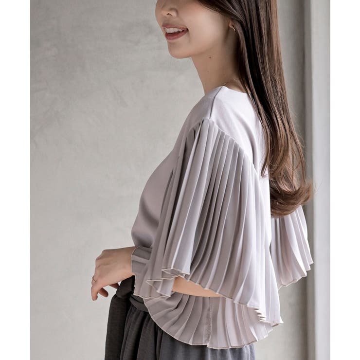 プリーツスリーブポンチプルオーバー | rps | 詳細画像15 