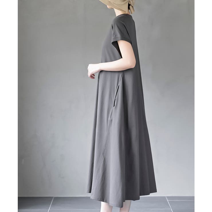 センターシームフレアーカットワンピース | rps | 詳細画像3 