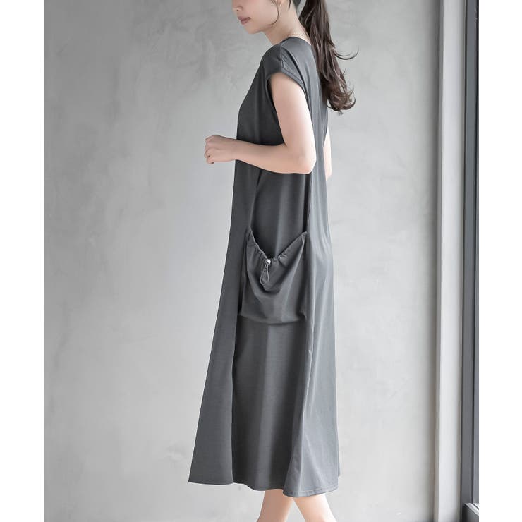 ドライタッチドロストアウトポケットワンピース | rps | 詳細画像11 