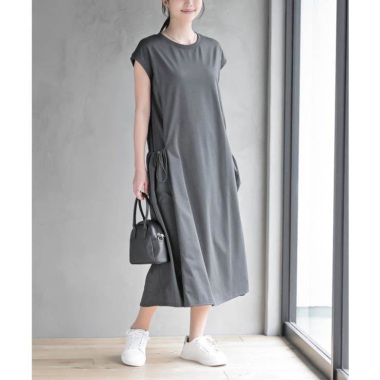 CHACグレー | ドライタッチドロストアウトポケットワンピース | rps