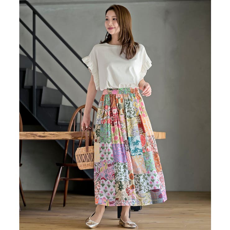 パッチワークスカート | rps | 詳細画像26 