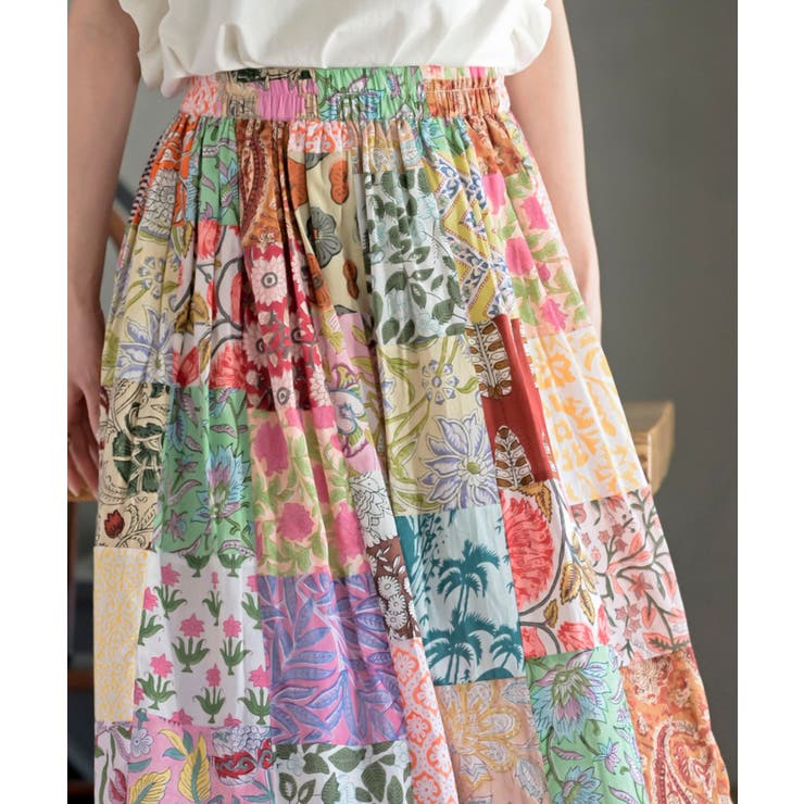 パッチワークスカート | rps | 詳細画像30 