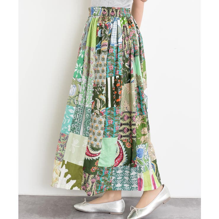 パッチワークスカート | rps | 詳細画像34 