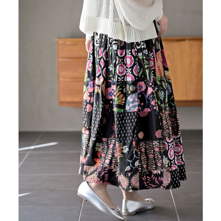 パッチワークスカート | rps | 詳細画像8 