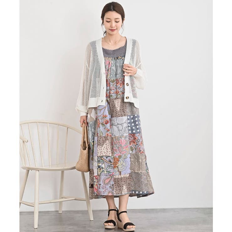 パッチワークワンピース | rps | 詳細画像10 