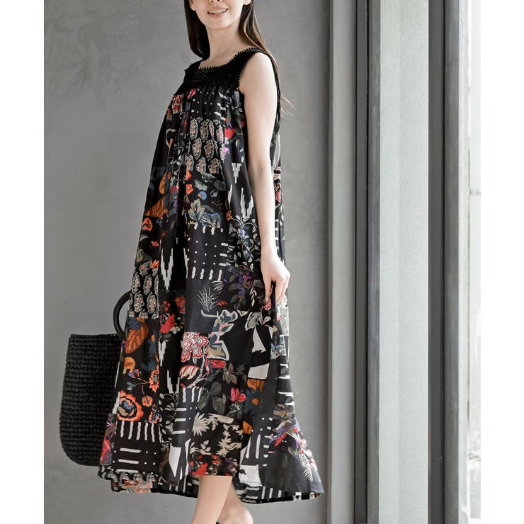 パッチワークワンピース | rps | 詳細画像21 