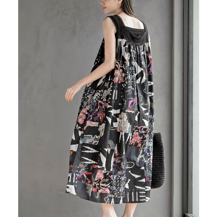 パッチワークワンピース | rps | 詳細画像22 